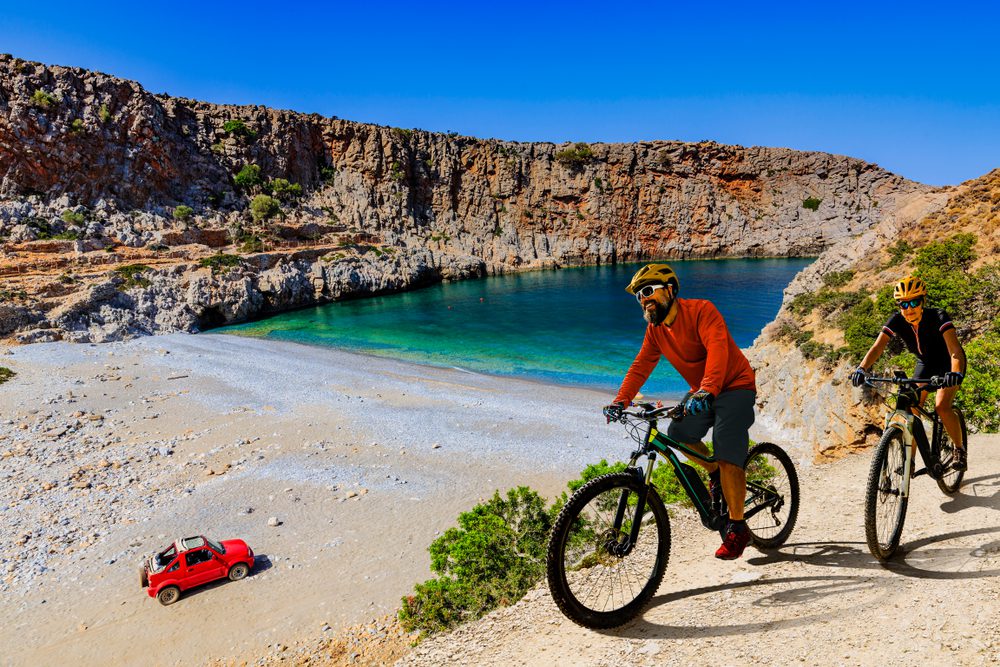 Tours de Bicicleta a beira da praia em Creta, Razões para visitar a ilha de Creta, Grécia