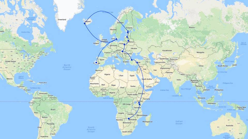 Volta ao Mundo por Pedro Guerra – Dias 28 a 31 – Zimbabwe 🇿🇼 Zambia 🇿🇲 Parte II
