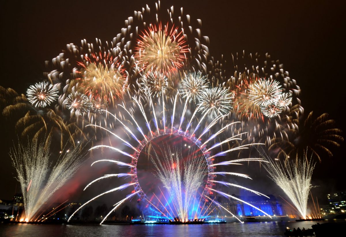 festa de fim de ano em Londres