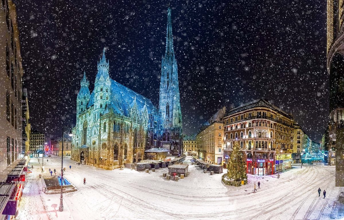 Festejar um Réveillon romântico em Viena