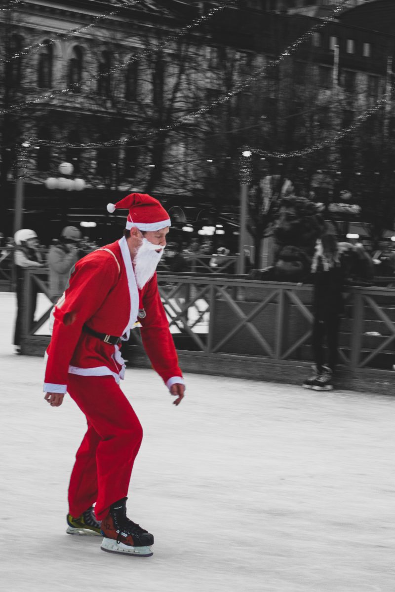 ir à missa de patins