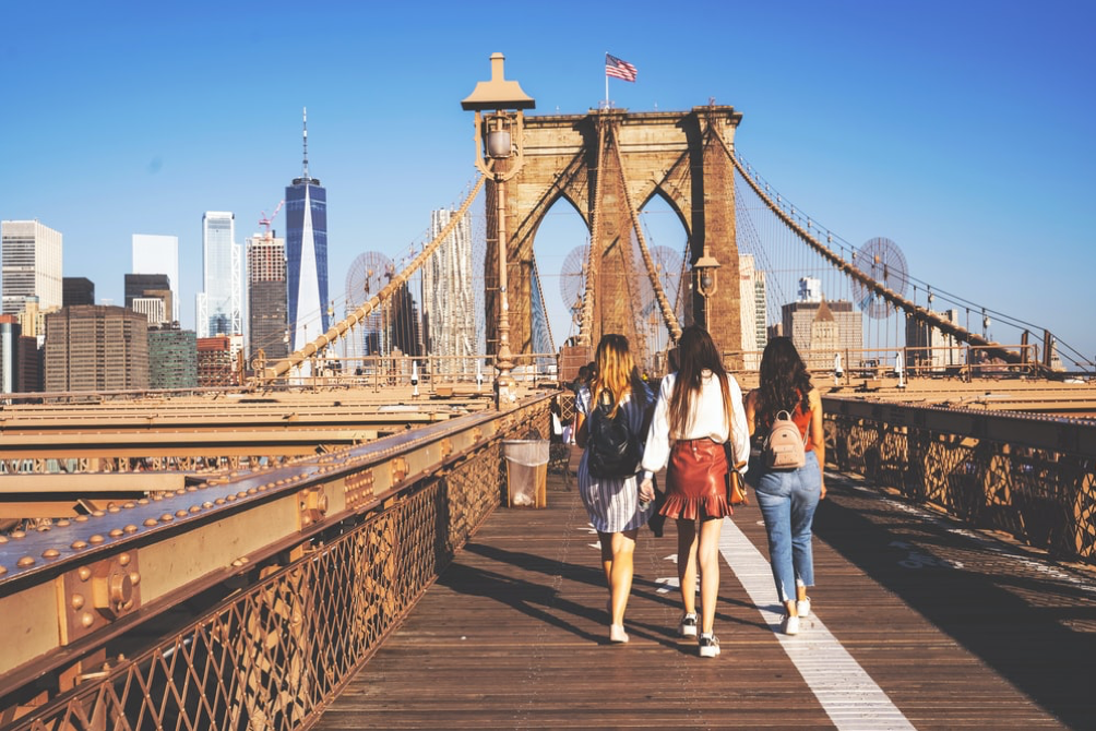 Atravessar a Brooklyn Bridge a pé