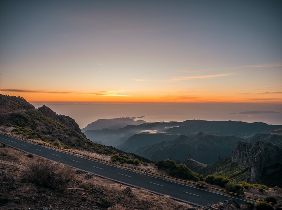 pôr do sol em Portugal