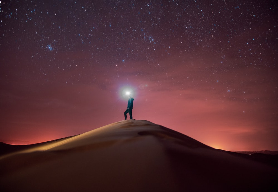 Dormir num deserto