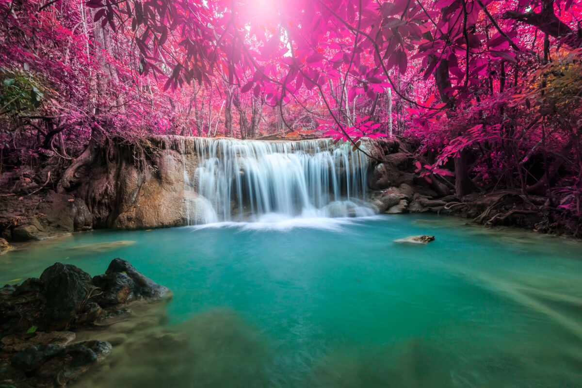 Cascatas de Kanchanaburi, Tailândia