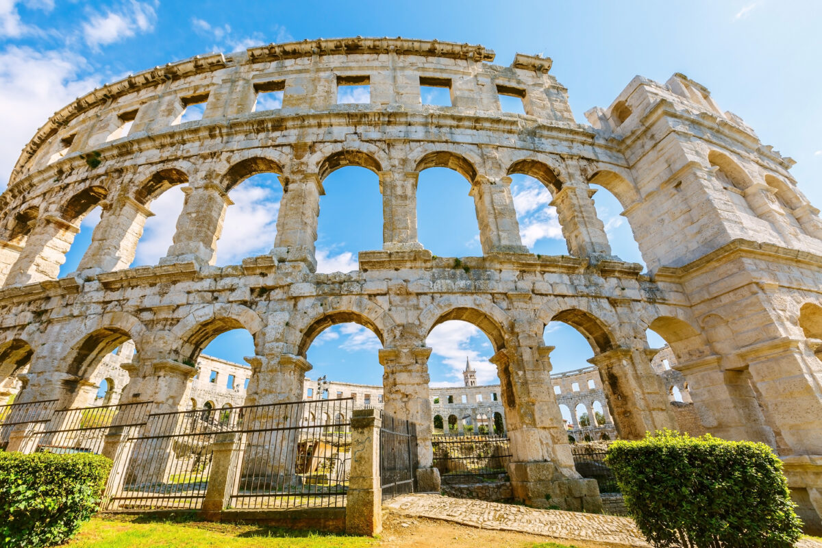 arena pulia em istria, croácia