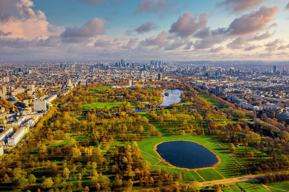 hyde park foto aerea top 10 em londres