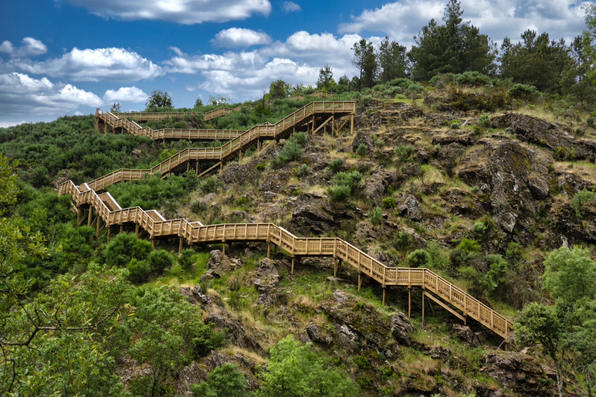 passadiços na natureza