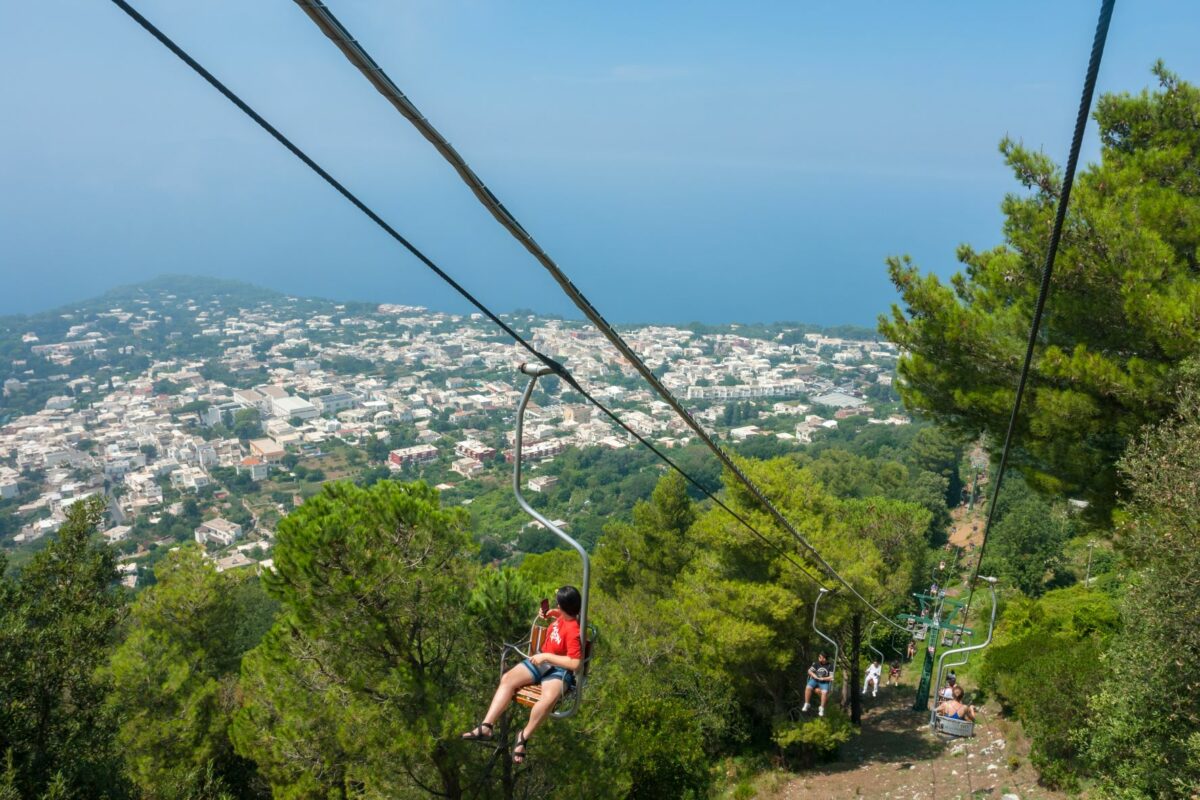 teleférico em capri