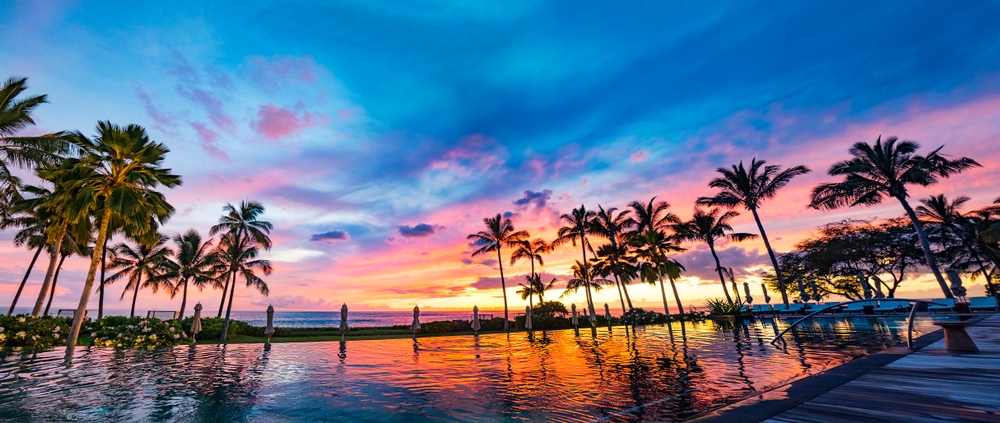 por do sol hawaii