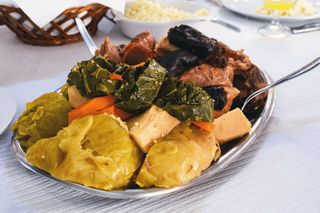 saborear a comida dos açores