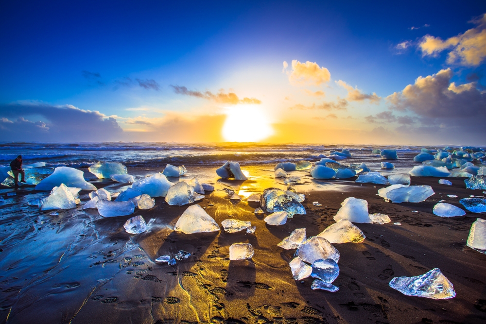 Praia Diamante, Jökulsárlón, Islândia, Praias mais bonitas da europa