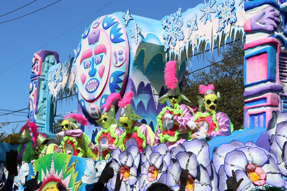 desfile em nova orleães, estados unidos da américa