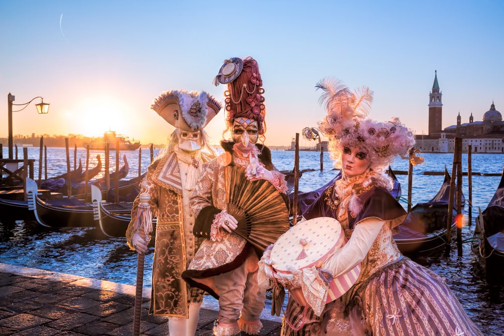 carnaval em veneza, itália
