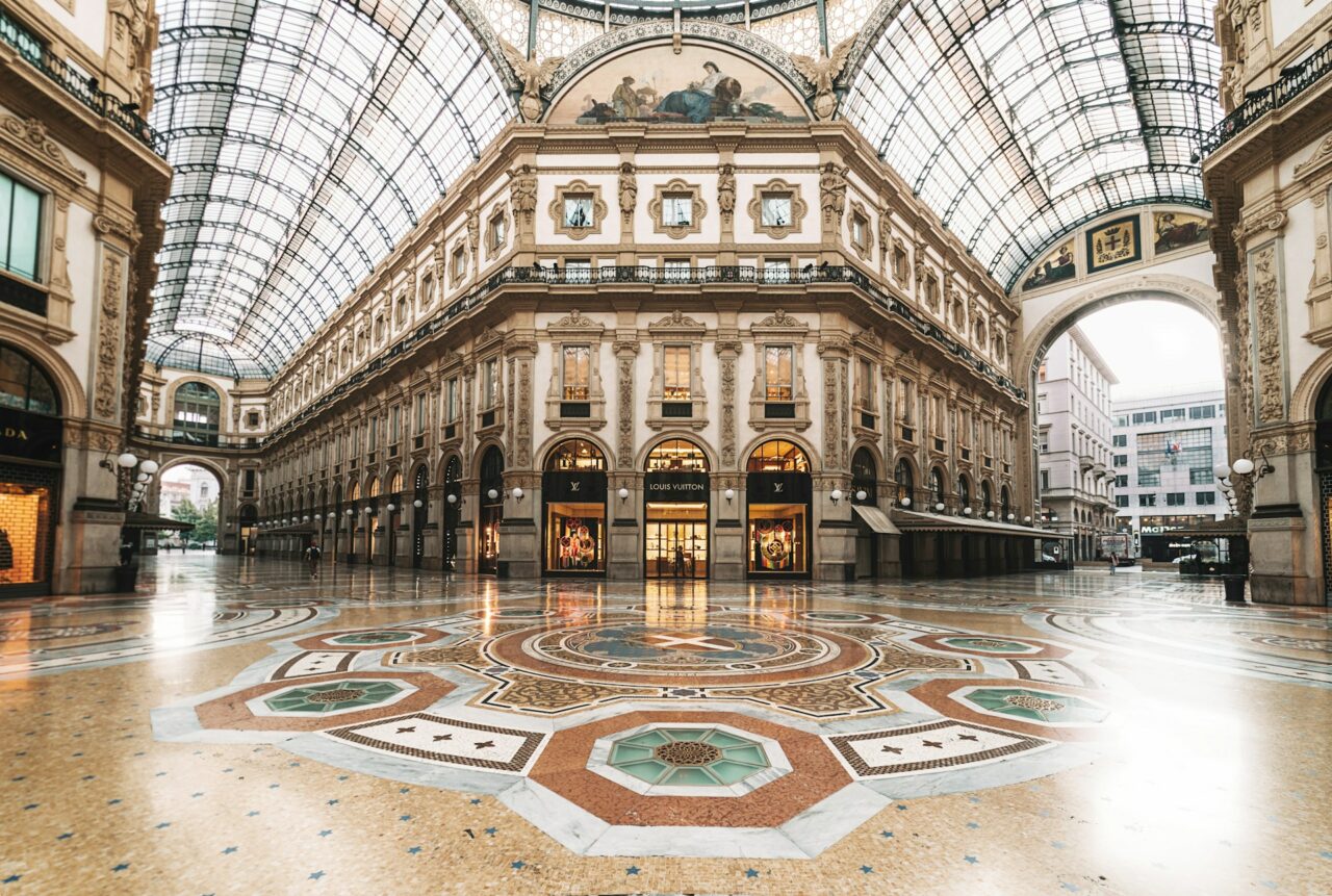 Galeria Vittorino Emanuele II, Milão, Itália