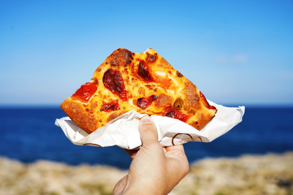Focaccia Barese, Comida típica de Puglia, Itália