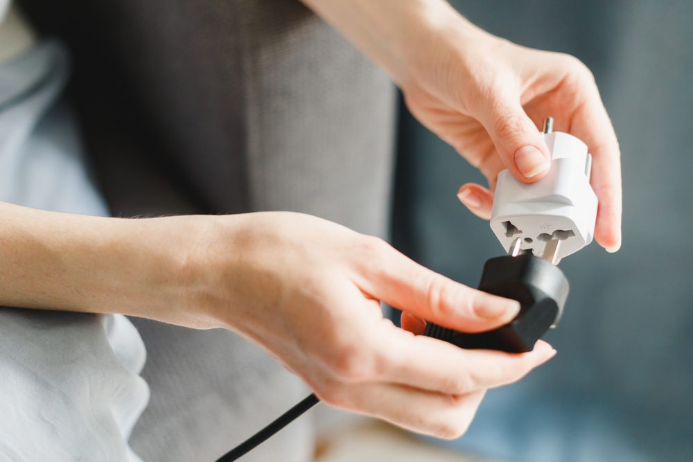 adaptador universal de fichas elétricas