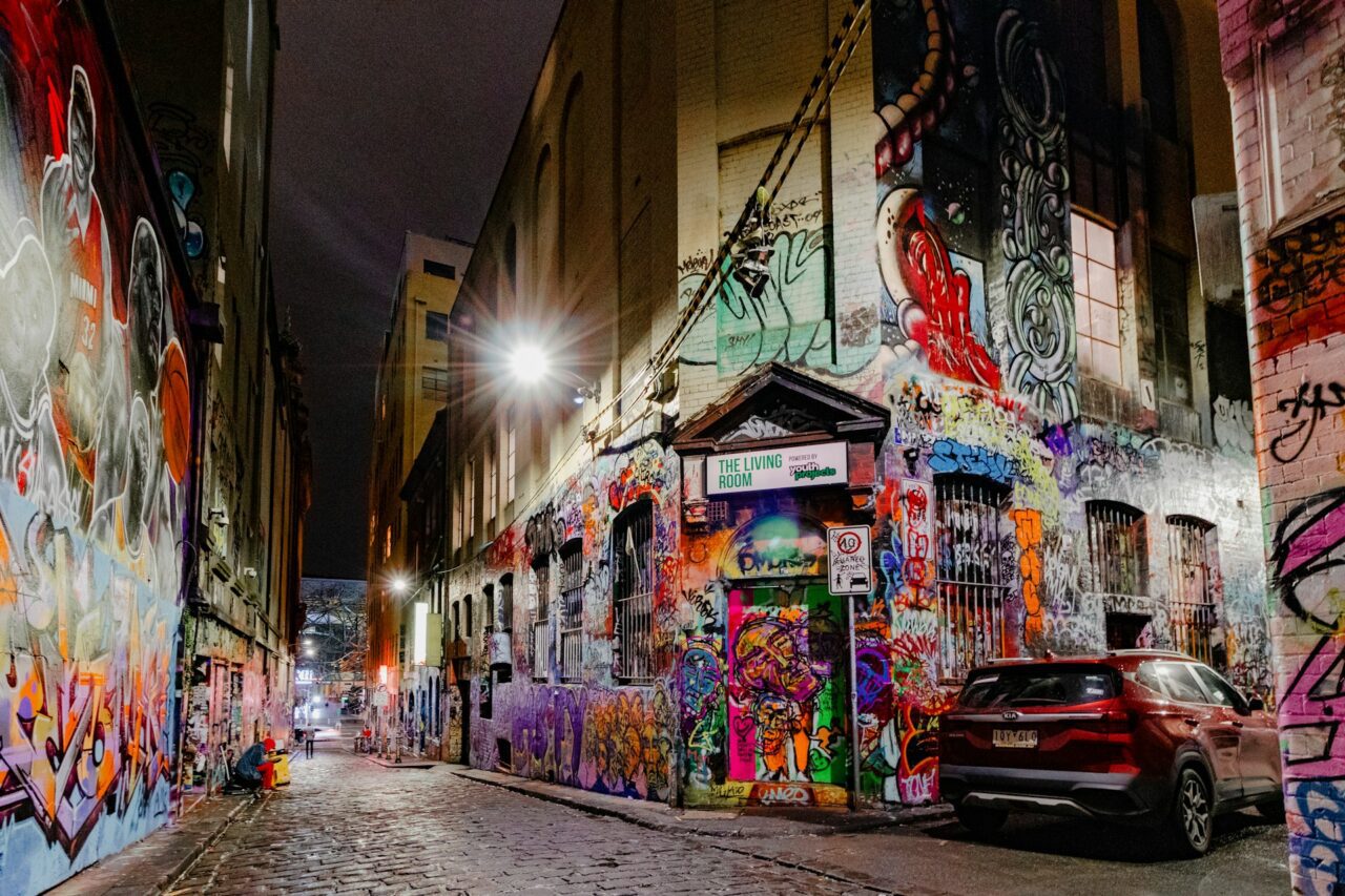 Hosier Lane Street Art, Melbourne, Austrália