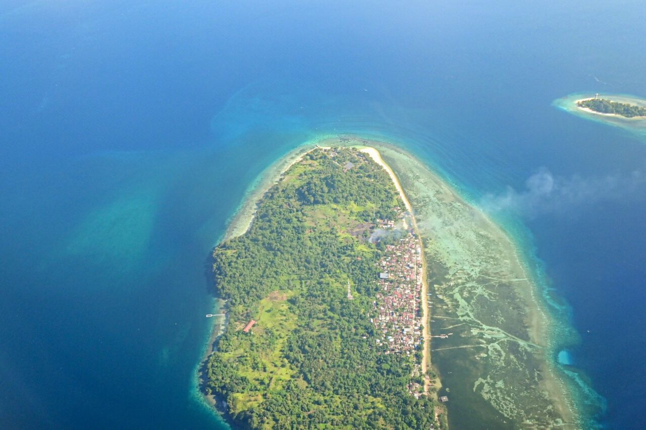 Vista aérea Raja Ampat