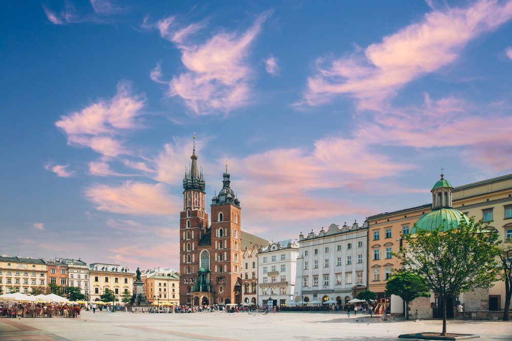 Rynek Główny - A Praça do Mercado, City Break Cracóvia, Polónia
