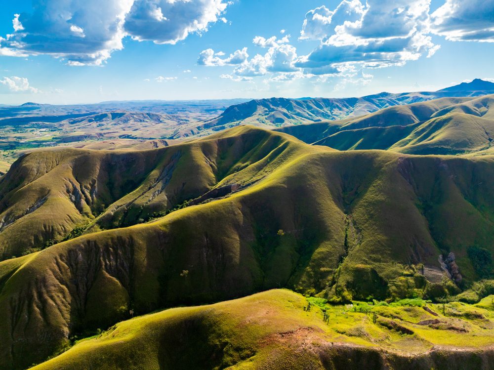 Montanhas no interior de Madagáscar