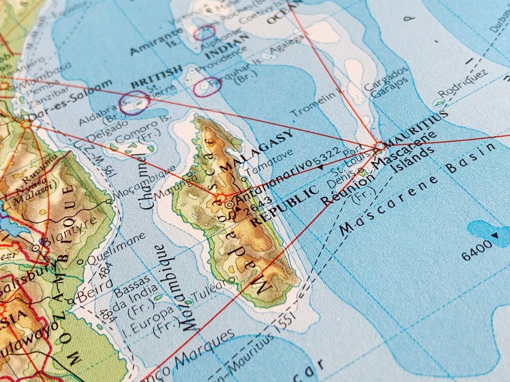 Mapa de Madagáscar