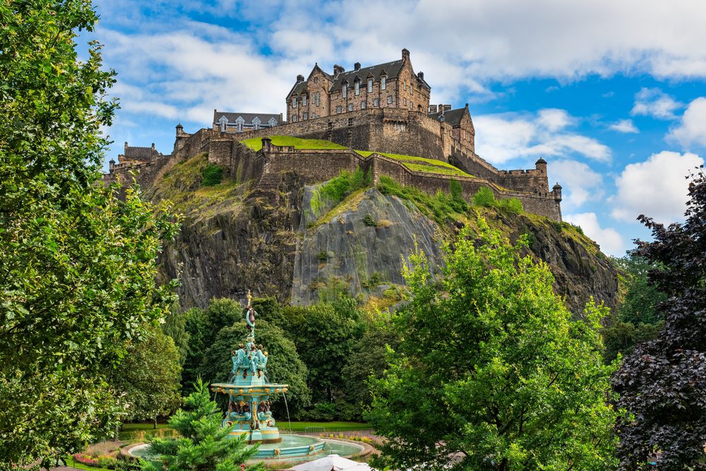 Castelo de Edimburgo, Escócia, Melhores locais na Europa para passar o Halloween