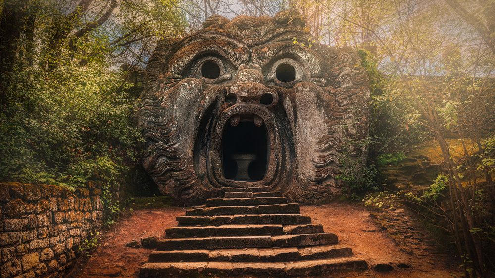 Parques dos Monstros , Bomarzo, Itália, Melhores locais na Europa para passar o Halloween