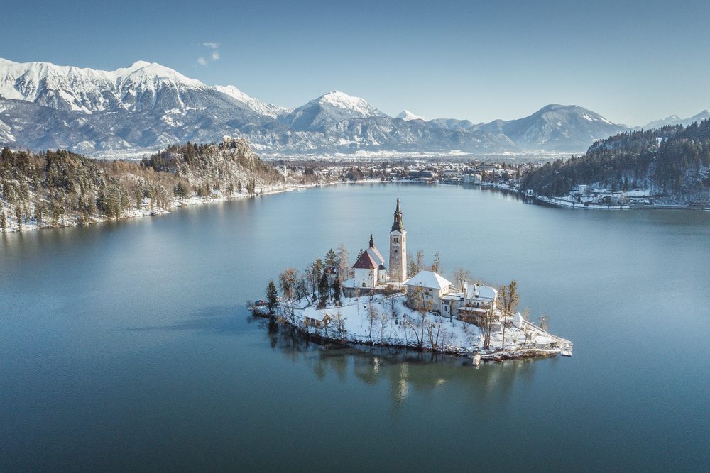 Lago Bled, Eslovénia, Lugares Mágicos Inverno