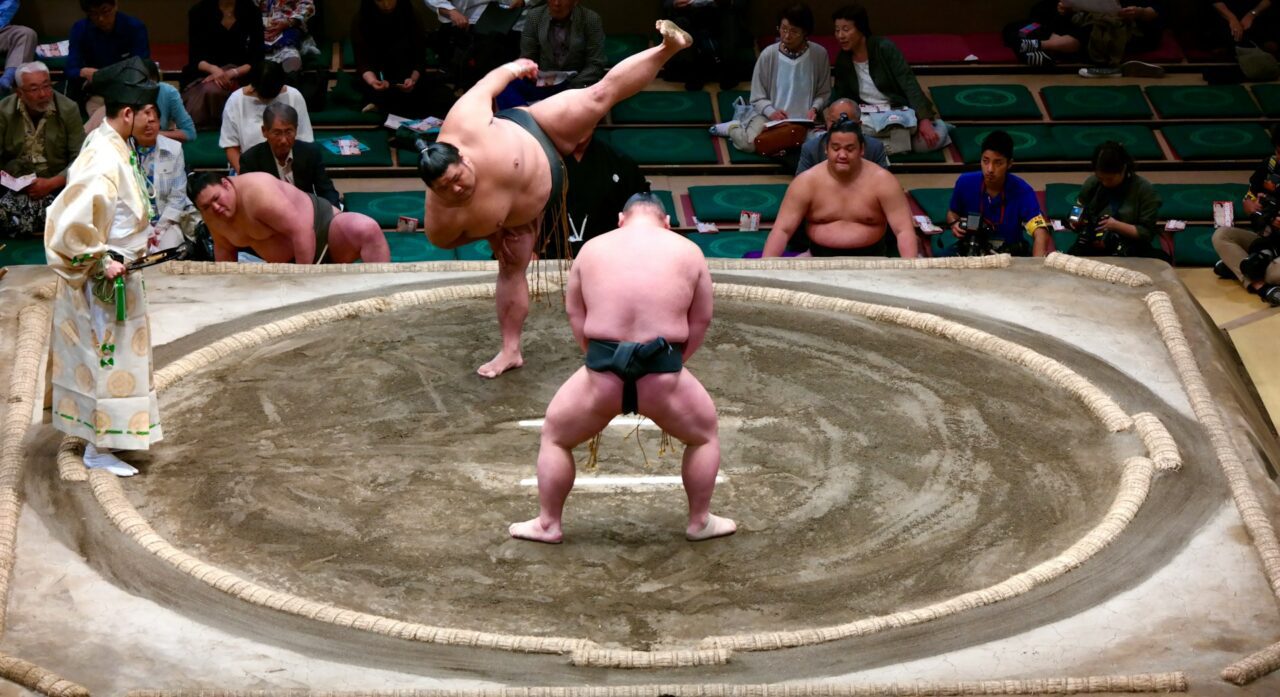 combate de sumo, japão