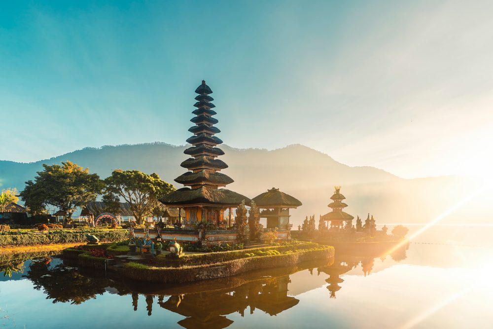 Templo em Bali, Indonésia