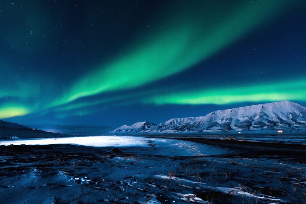 Aurora Boreal em Svalbard / Foto de Ginger_polina_bublik / Shutterstock