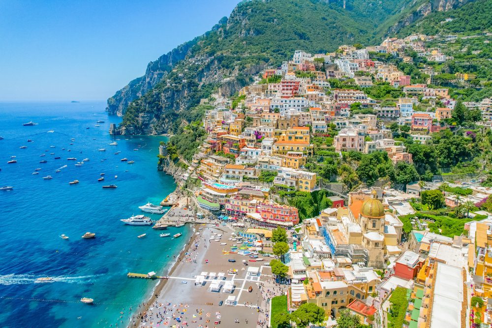 Positano, Itália, Onde encontrar as melhores praias da Europa