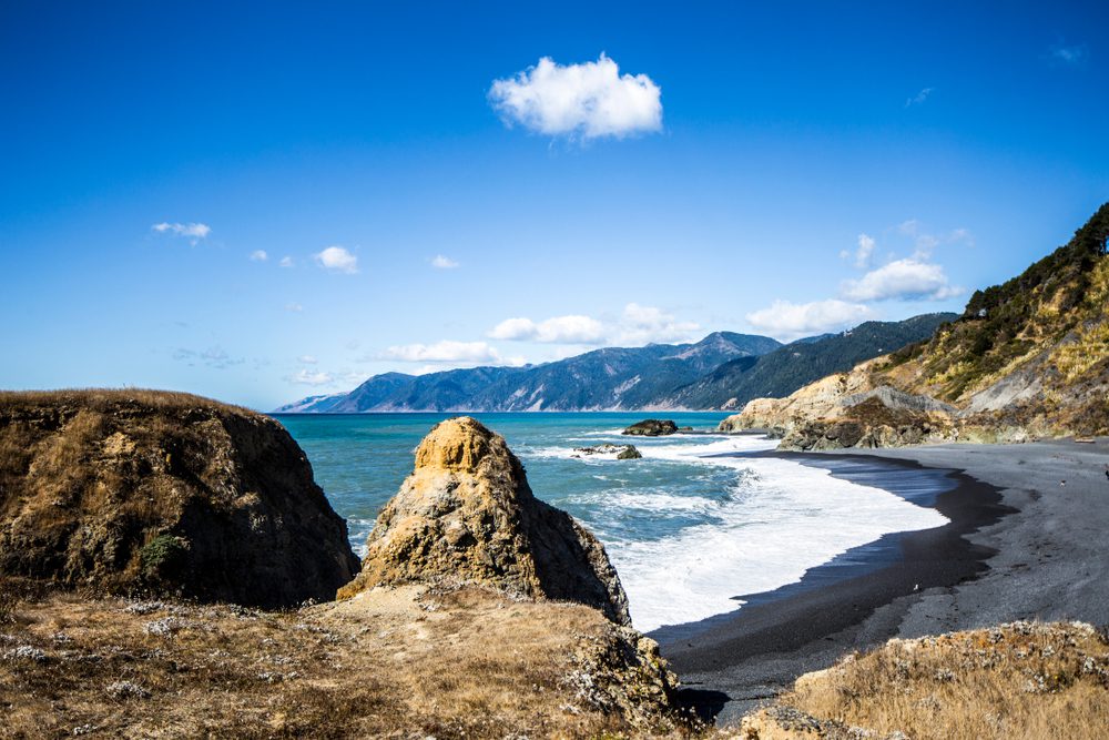 Black Sands Beach, Califórnia, Praias de areia escura para descobrir
