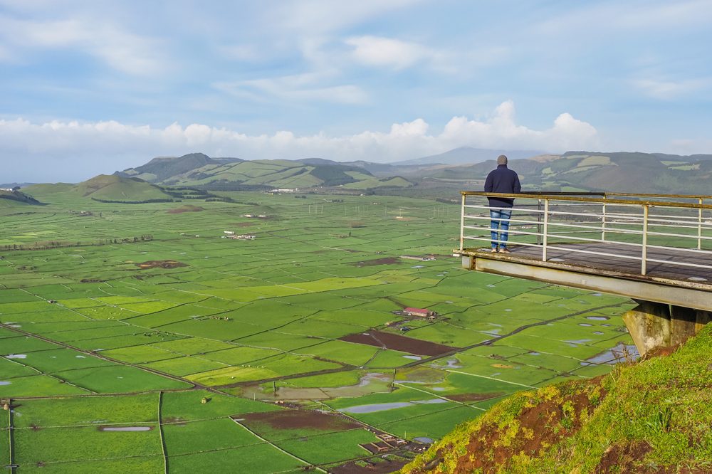 Miradouro da Serra do Cume, Ilha Terceira, Açores, Inverno