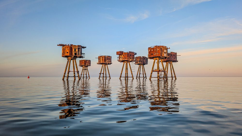 Fortes Marítimos Maunsell, Inglaterra, Os mais impressionantes lugares abandonados no mundo