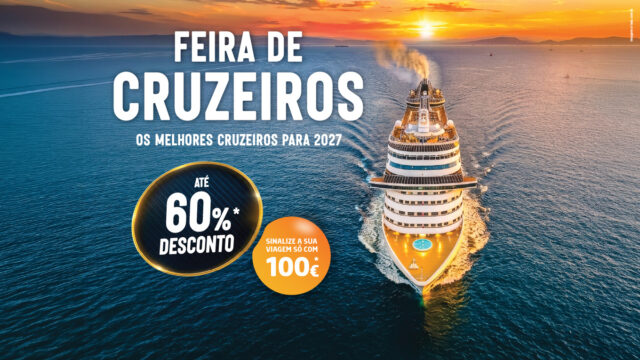 Feira de Cruzeiros Top Atlântico 2026: descontos, destinos e ofertas para 2027